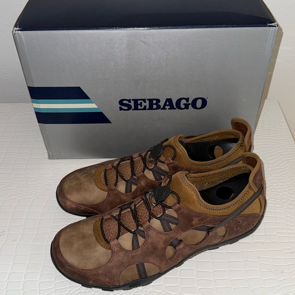 SEBAGO Men’s Cyphon Sea Slip On Performance Marine SZ 12M Chestnut. New in box.